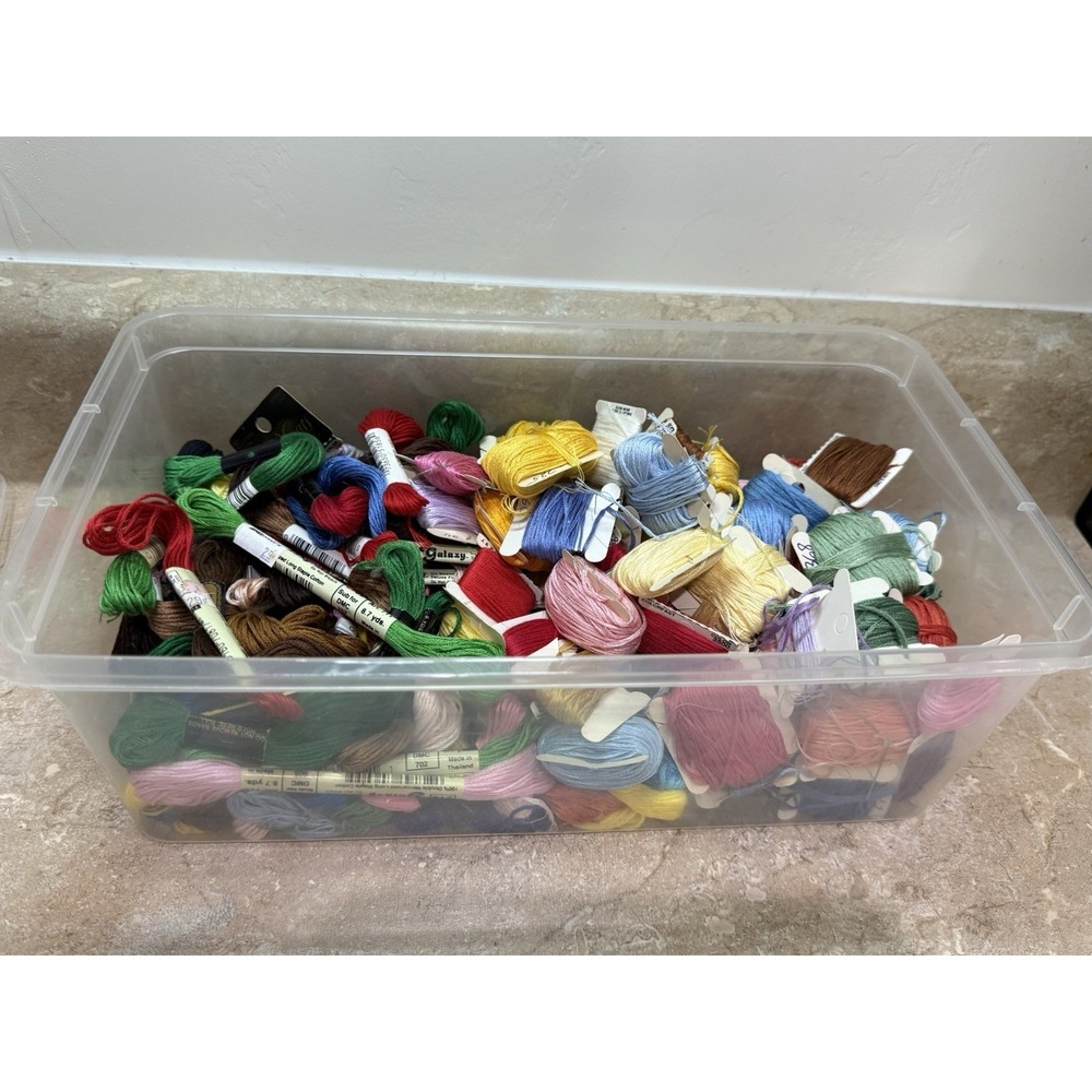 Embroidery Floss Thread Lot DMC J&P Coats Cross Stitch Craft Sewing